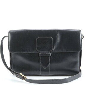Loewe Anagram leather shoulder bag black business